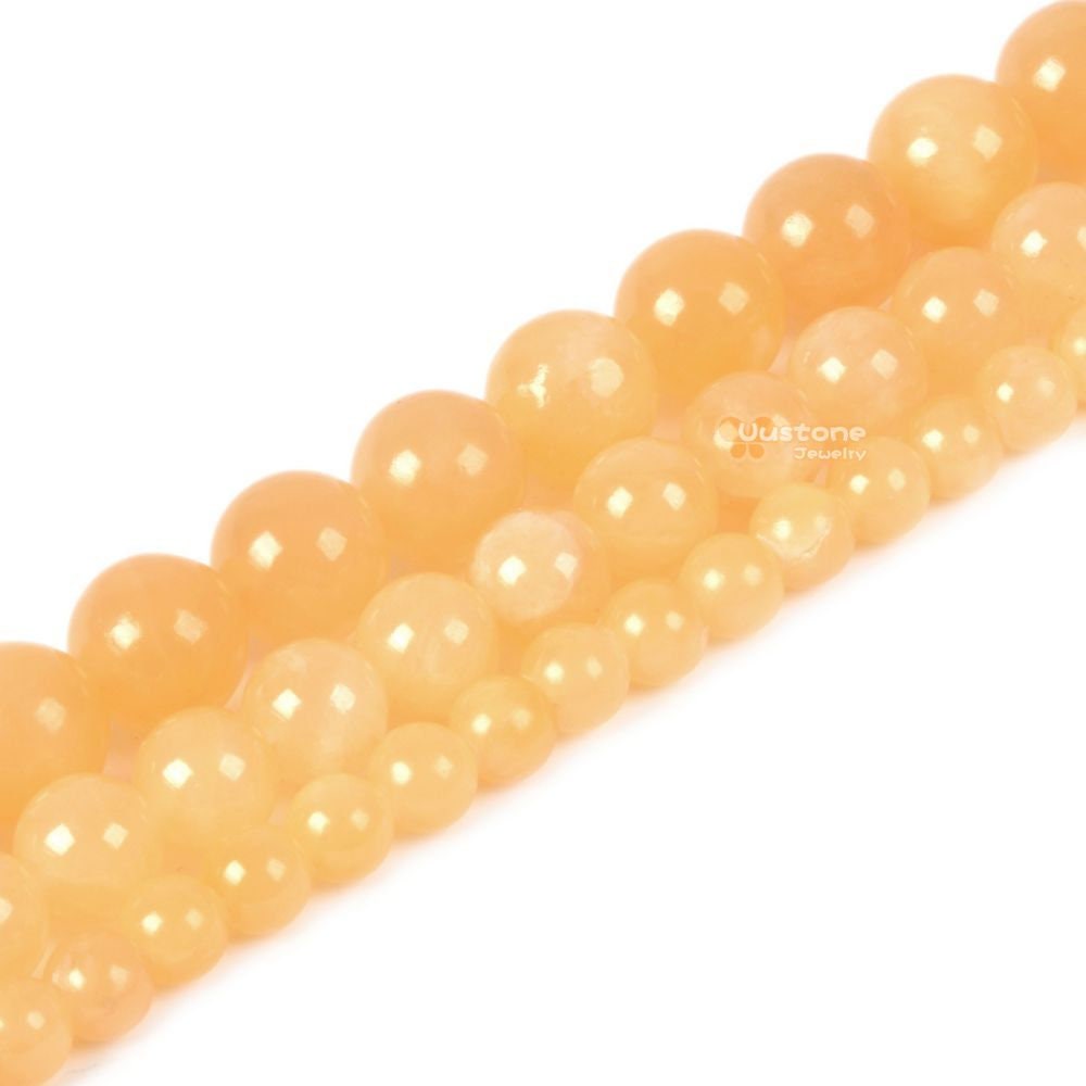 Calcite Round Ball Loose Gemstone Beads 6mm 8mm 10mm