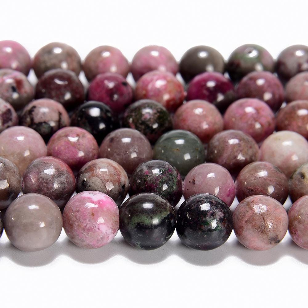 Natural Cobaltoan Calcite Gemstone Round 5mm 6mm Loose Beads (d652)