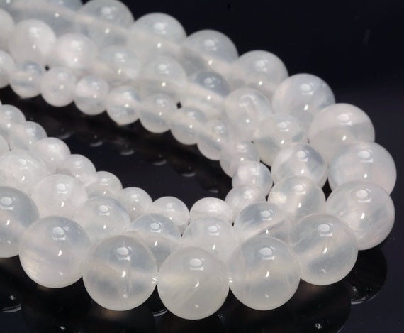 White Calcite Gemstone Grade Aaa Round 6mm 8mm 10mm Loose Beads 15.5 Inch Full Strand Bulk Lot 1,2,6,12 And 50 (a255)
