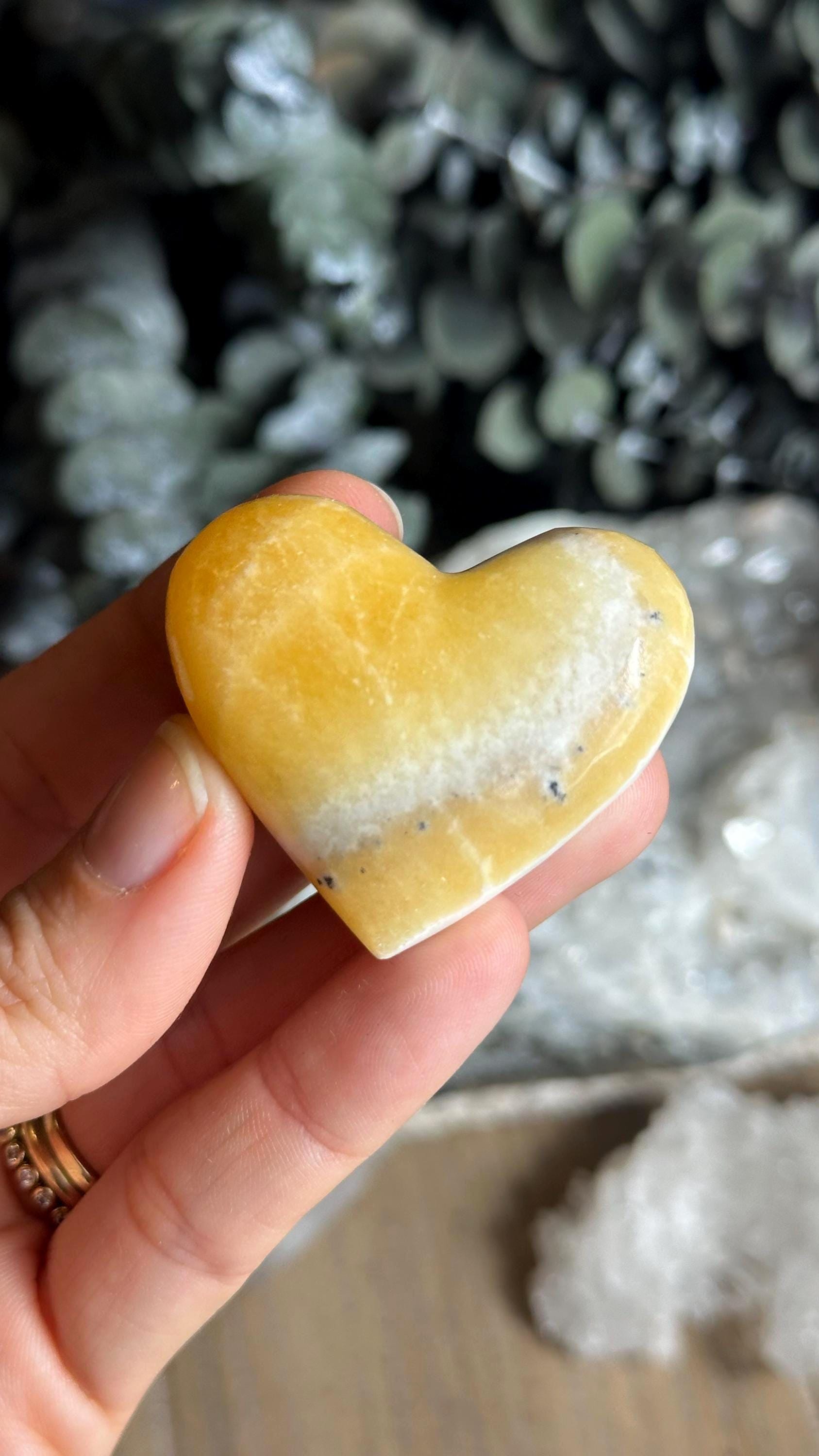 Mexican Zebra Calcite Heart