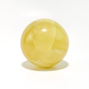 Radiant Lemon Calcite Sphere: Healing Crystal Home Decor Radiant Lemon Calcite Sphere: Healing Crystal Home Decor