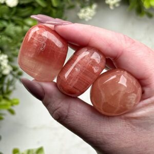 Rose Calcite Tumble | S, M, L | - No. 306 (polished Pink Crystal Pocket Stone, Heart Chakra, Love) Rose Calcite Tumble | S, M, L | - No. 306 (polished Pink Crystal Pocket Stone, Heart Chakra, Love)