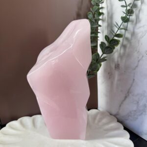 XL Mangano Calcite Freeform – UV Reactive Pink Stone, Polished Statement Decor, 6+ lb XL Mangano Calcite Freeform – UV Reactive Pink Stone, Polished Statement Decor, 6+ lb