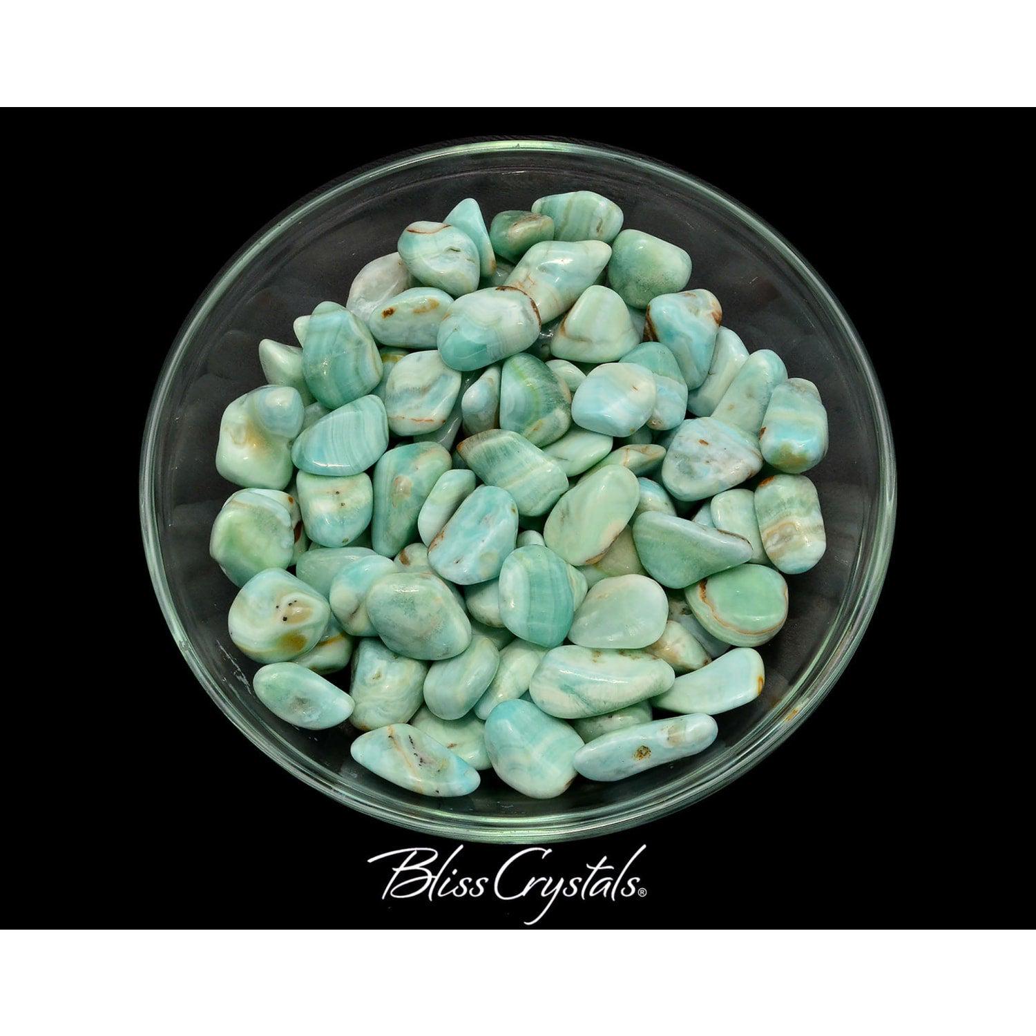 2 Medium Teal Blue Calcite Tumbled Stone For Study, Meditation #tc48 2 Medium Teal Blue Calcite Tumbled Stone For Study, Meditation #tc48