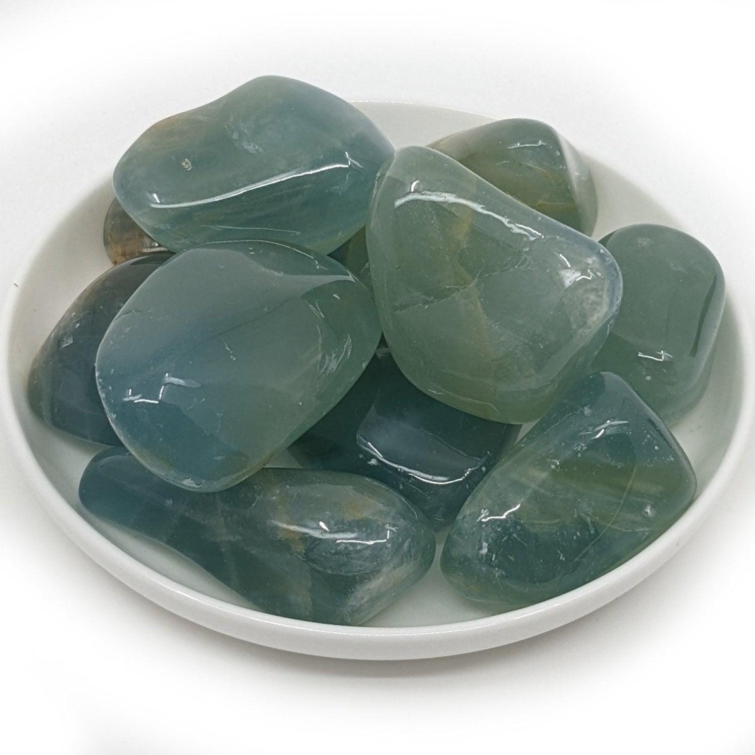 Aquatine Calcite Blue Tumbled Grade Aa (23g) #lv0910
