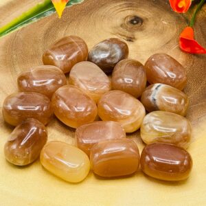 Honey Calcite Tumbled Stones, Honey Calcite Crystal Healing Stones