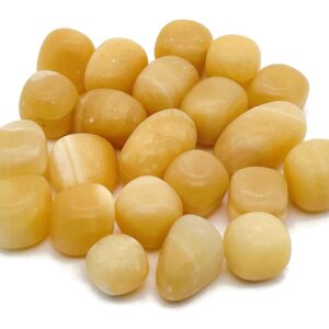 Yellow Calcite Tumbled Stone - Healing Gemstone – Calcite Stone – Tu1107