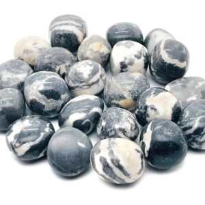 Zebra Calcite Tumbled Stone – Gemstone Zebra Calcite – Calcite Stone – Loose Stone – Tu1228