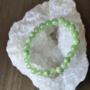 Calcite verte - Bracelet en calcite verte- en perles de 8mm