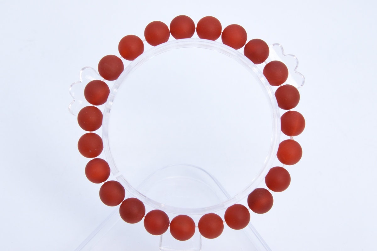 8mm Matte Red Carnelian Beads Bracelet Grade Aaa Genuine Natural Round Gemstone 7" Bulk Lot Options (106797h-073) 8mm Matte Red Carnelian Beads Bracelet Grade Aaa Genuine Natural Round Gemstone 7" Bulk Lot Options (106797h-073)