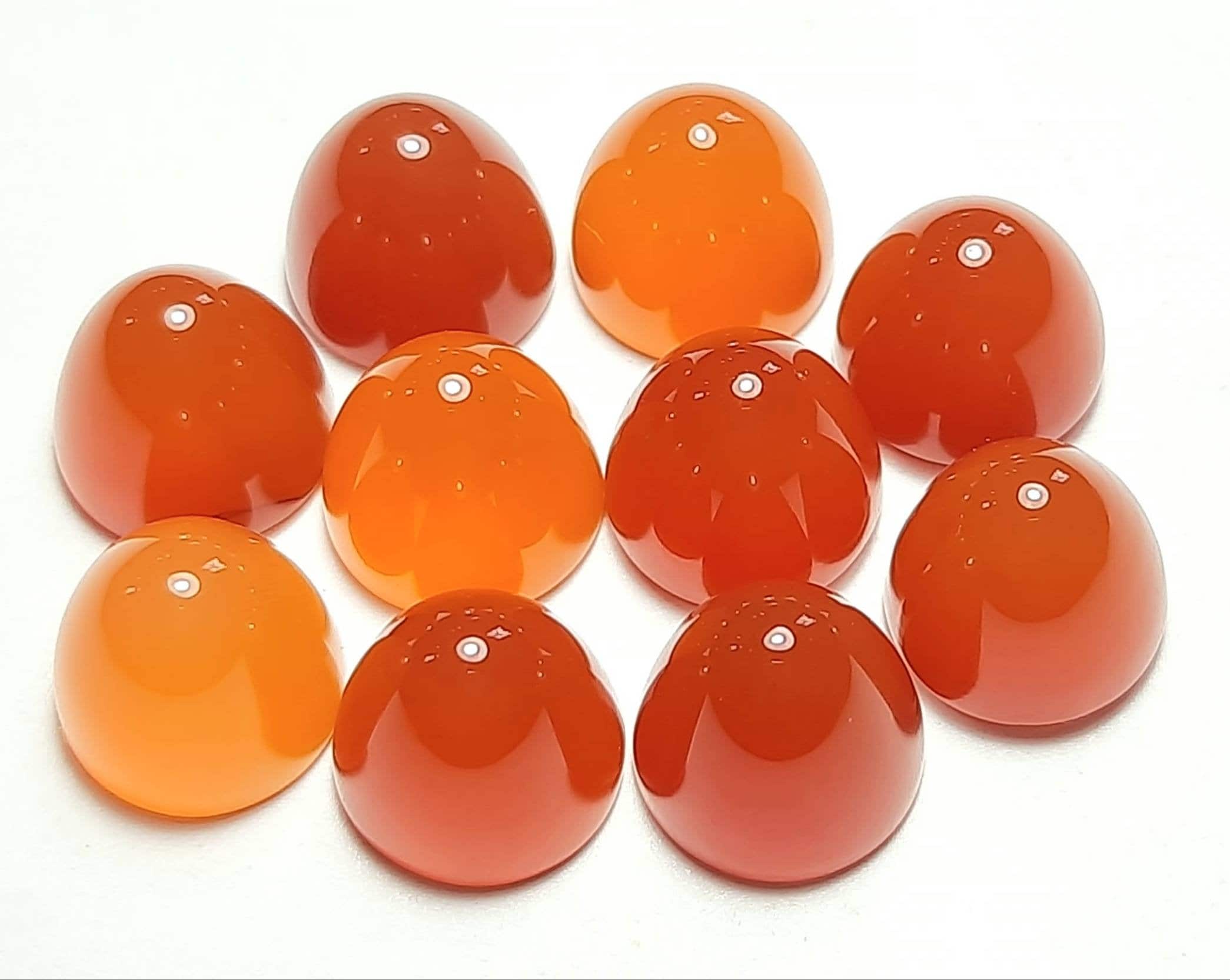 Natural Carnelian Fancy Bullet Cabochon Gemstone:carnelian Bullet Sizes 5.50x6,7x8,10x11 Mm,jewelry Design,spritiual Decorative Art Gift Use