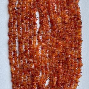 Bead Carnelian (n) Chips Small Size 34" Length Aaagrade