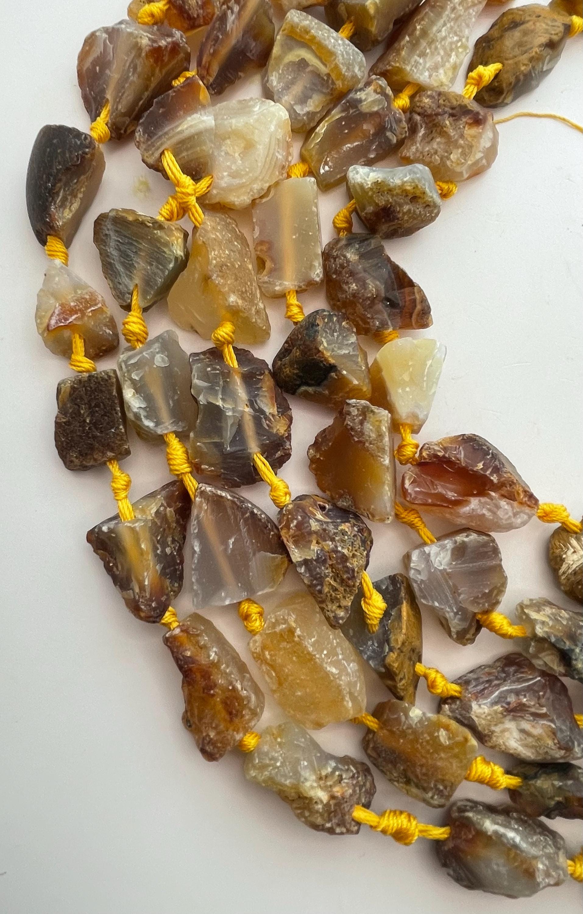 Large Raw Free Form Chunk Carnelian Gemstone Beads. 15" Strand Of Natural, Rough Beads, 15-25mm In Size And 14-16 Beads Per Strand. Large Raw Free Form Chunk Carnelian Gemstone Beads. 15" Strand Of Natural, Rough Beads, 15-25mm In Size And 14-16 Beads Per Strand.