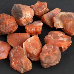 Raw Carnelian Stone - Raw Crystals - Raw Carnelian Stone - Rocks Geodes - Healing Crystals & Stones - Sacral Chakra Gemstone Rough Lot