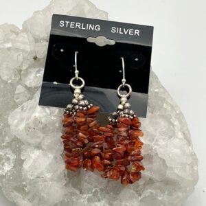 Carnelian Chip Earrings
