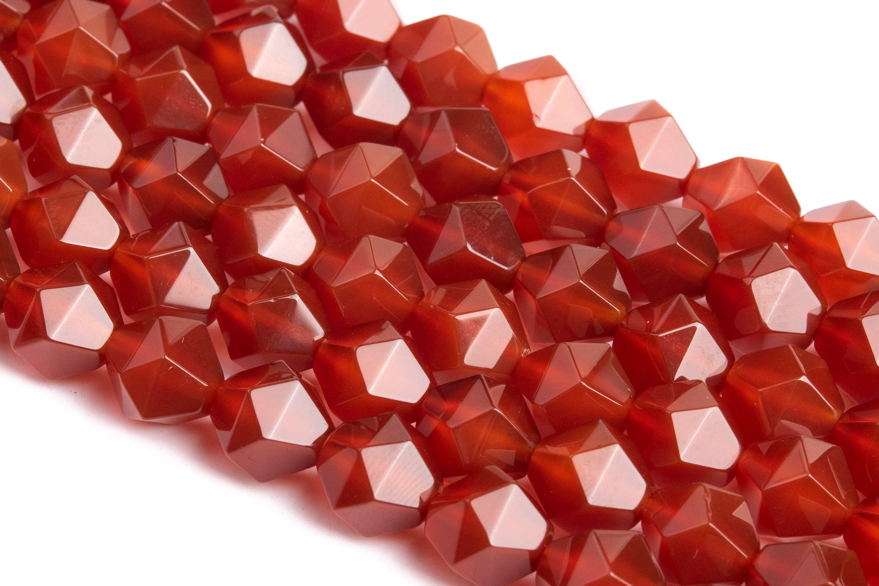 Genuine Natural Red Carnelian Loose Beads Star Cut Faceted Shape 7-8mm 9-10mm Genuine Natural Red Carnelian Loose Beads Star Cut Faceted Shape 7-8mm 9-10mm