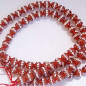 Carnelian Red Faceted Round Shaped Gemstone Bead-8mm 10mm-15.5 inch strand-