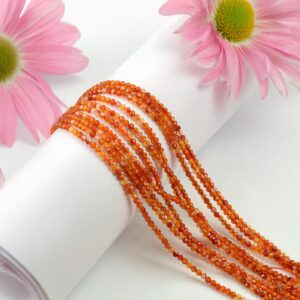 4mm Faceted Carnelian Beads \ AAA+ Rondelle Beads \ Natural Gemstone Beads \ Jewelry Making Beads \ Necklace Beads \ Orange Stone Beads 4mm Faceted Carnelian Beads \ AAA+ Rondelle Beads \ Natural Gemstone Beads \ Jewelry Making Beads \ Necklace Beads \ Orange Stone Beads