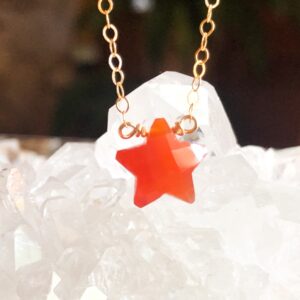 Dainty Carnelian Necklace - Sacral Chakra Necklace - Healing Necklace - Carnelian Jewelry - July Birthstone - Celestial Jewelry Dainty Carnelian Necklace - Sacral Chakra Necklace - Healing Necklace - Carnelian Jewelry - July Birthstone - Celestial Jewelry