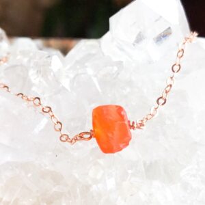 Raw Carnelian Bar Necklace - Raw Stone Necklace - Carnelian Jewelry - Sacral Chakra Necklace Raw Carnelian Bar Necklace - Raw Stone Necklace - Carnelian Jewelry - Sacral Chakra Necklace