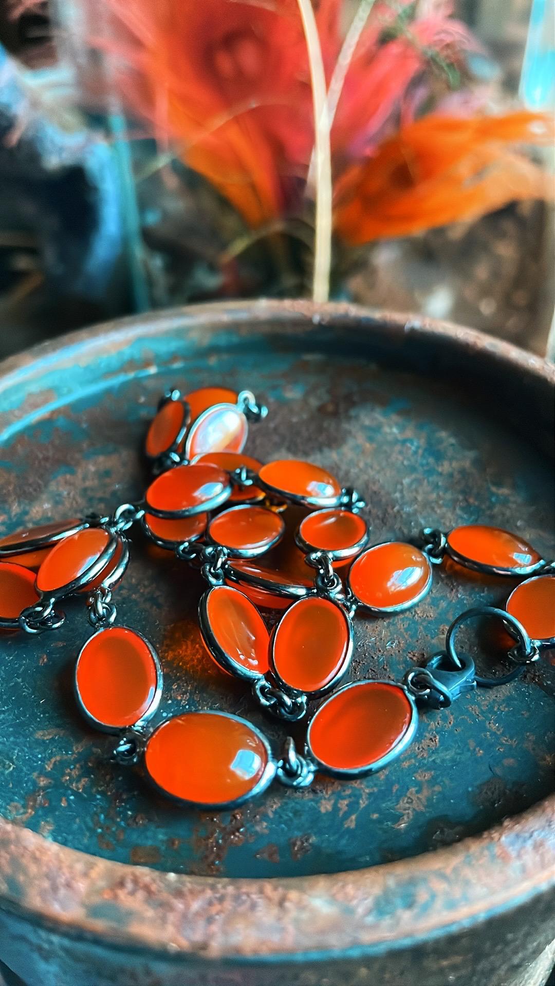 Carnelian Necklace, Statement Necklace, Orange Stone Necklace, Gift For Her Carnelian Necklace, Statement Necklace, Orange Stone Necklace, Gift For Her