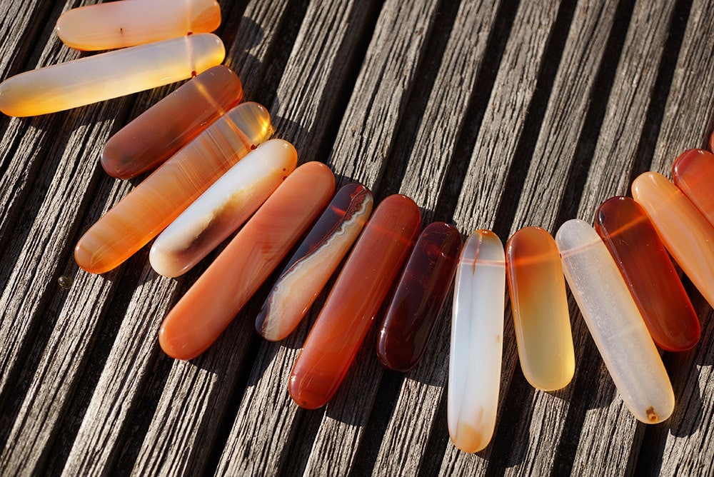 Carnelian Freeform Beads 8-10mm (etb00651) Unique Jewelry/vintage Jewelry/gemstone Necklace