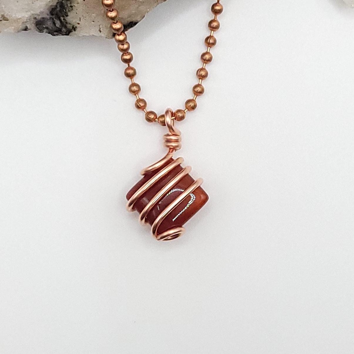 Carnelian Necklace, Copper Wire Wrapped Carnelian Pendant, Carnelian Jewelry, Crystal Necklace Carnelian Necklace, Copper Wire Wrapped Carnelian Pendant, Carnelian Jewelry, Crystal Necklace