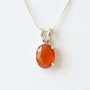 Carnelian Oval Pendant, Natural Carnelian Necklace, Statement Carnelian Necklace, Silver Jewelry, Sterling Silver Necklace, Adina Stone