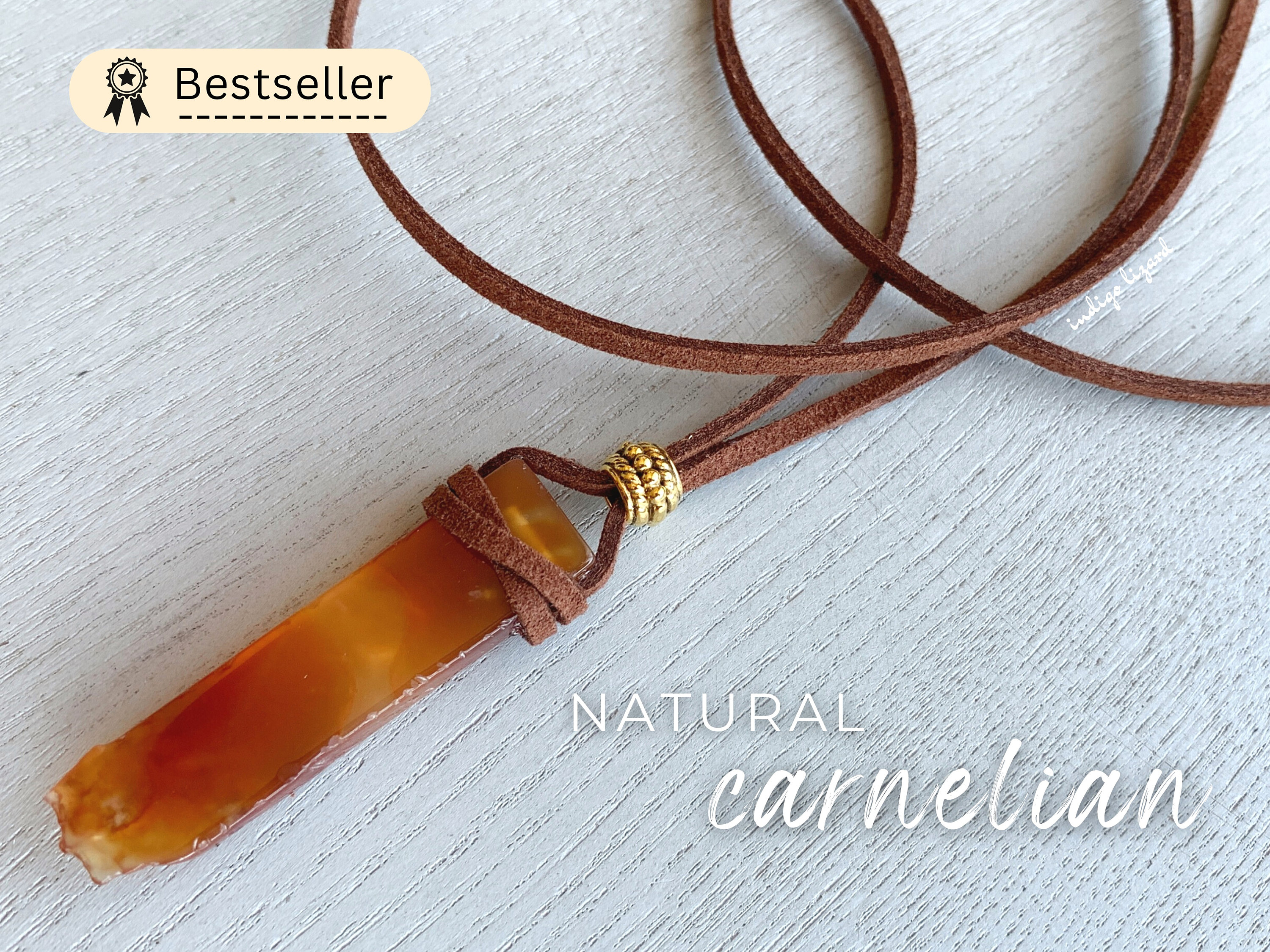 Real Carnelian Necklace, Red Stone Necklace Men Or Women, Raw Carnelian Pendant, Carnelian Jewelry, Sacral Chakra Healing Crystal Necklace
