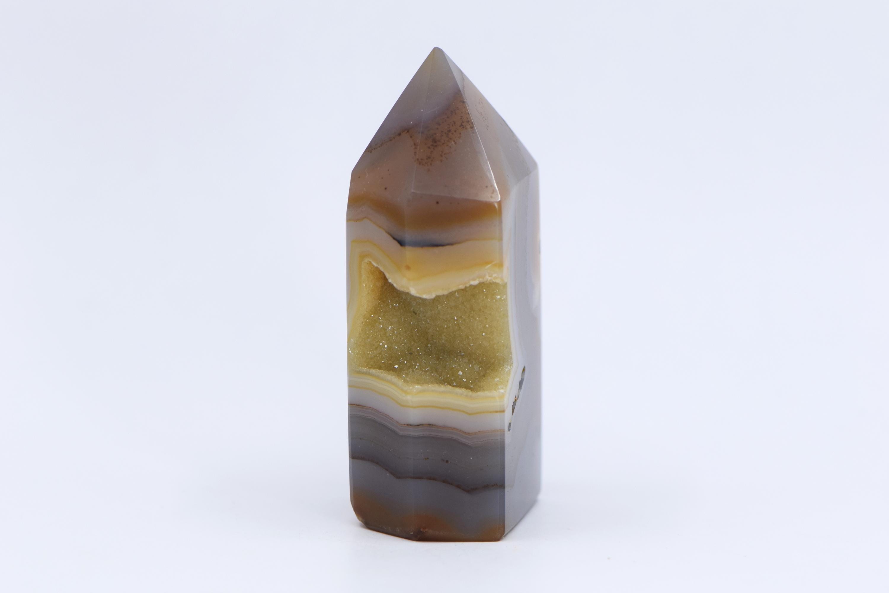 Carnelian Druzy Tower