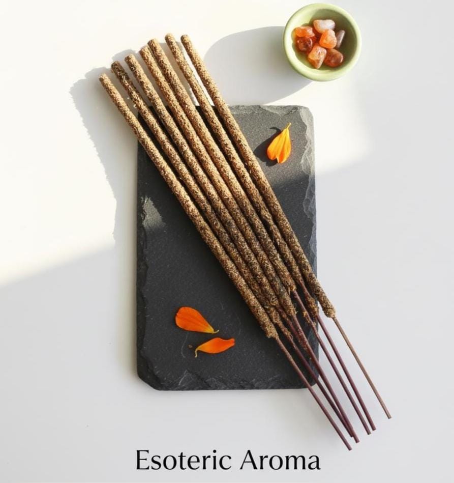 Carnelian Incense Sticks With Gemstone Chips 7pk: Uplifting Energy