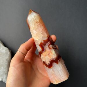 Large Carnelian Tower, Polished Carnelian
