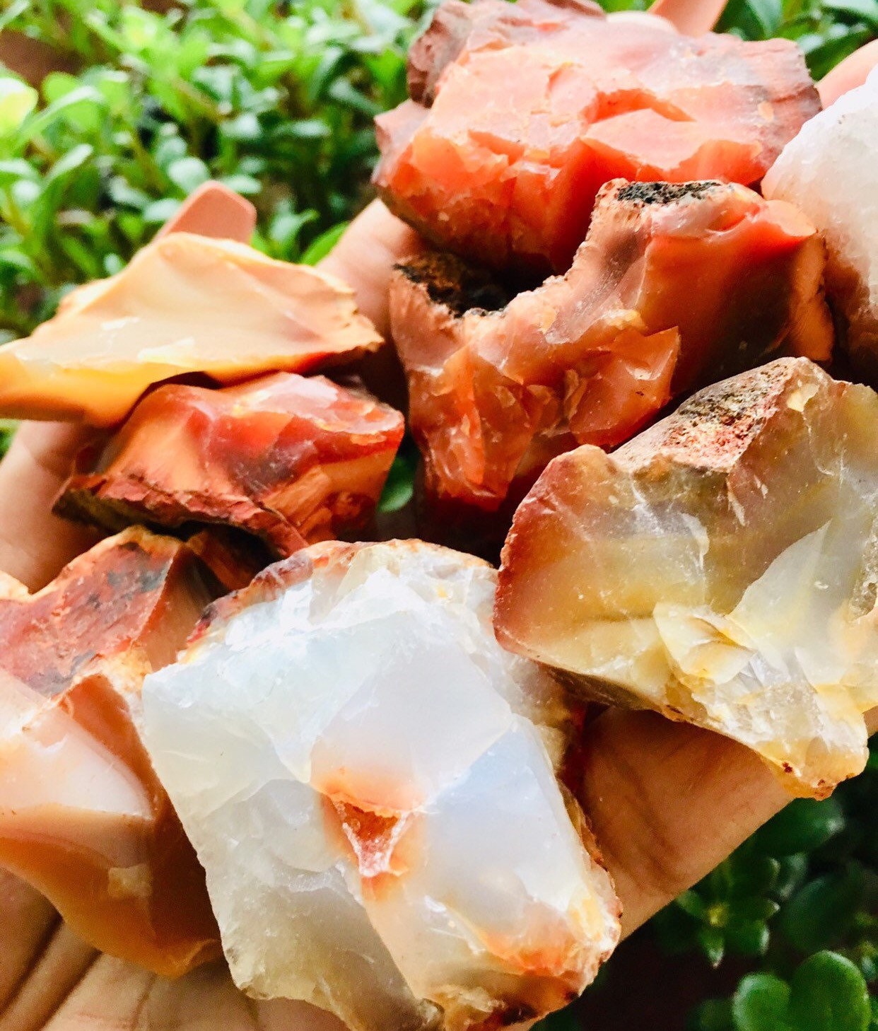 Raw Carnelian Crystal: Xs Rough Gemstone, Natural Mineral (1pc)
