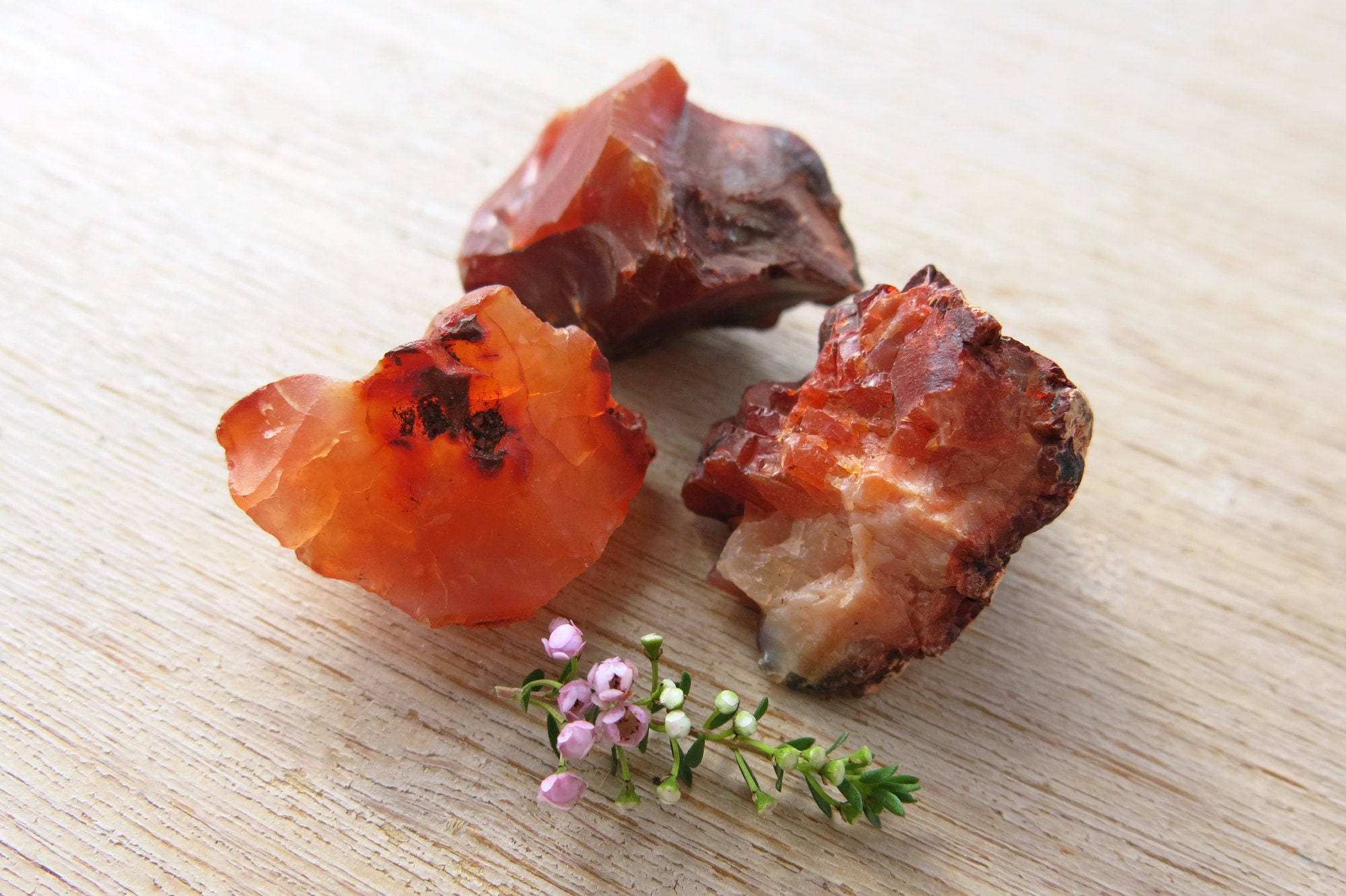 Raw Carnelian Stone Crystal