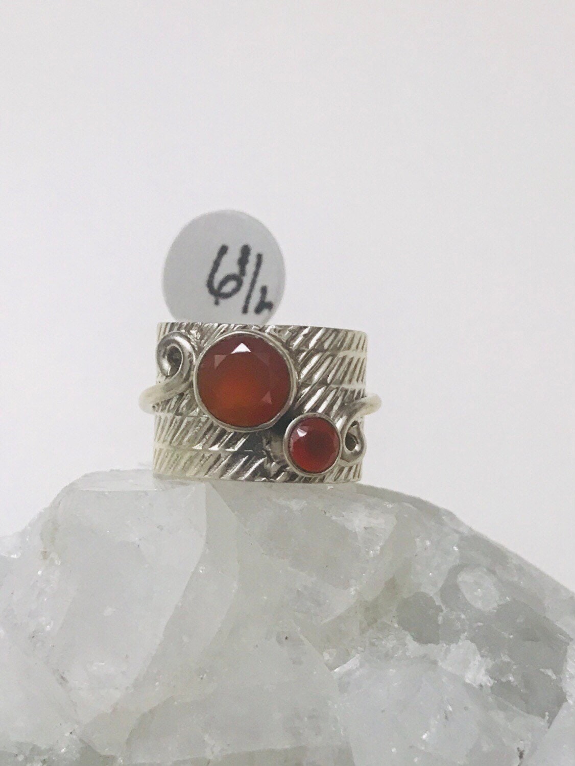 Carnelian Ring Size 6 1/2