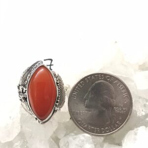 Carnelian Ring Size 7 1/2