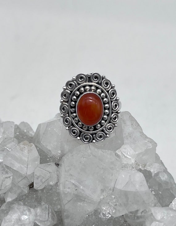Carnelian Ring Size 9