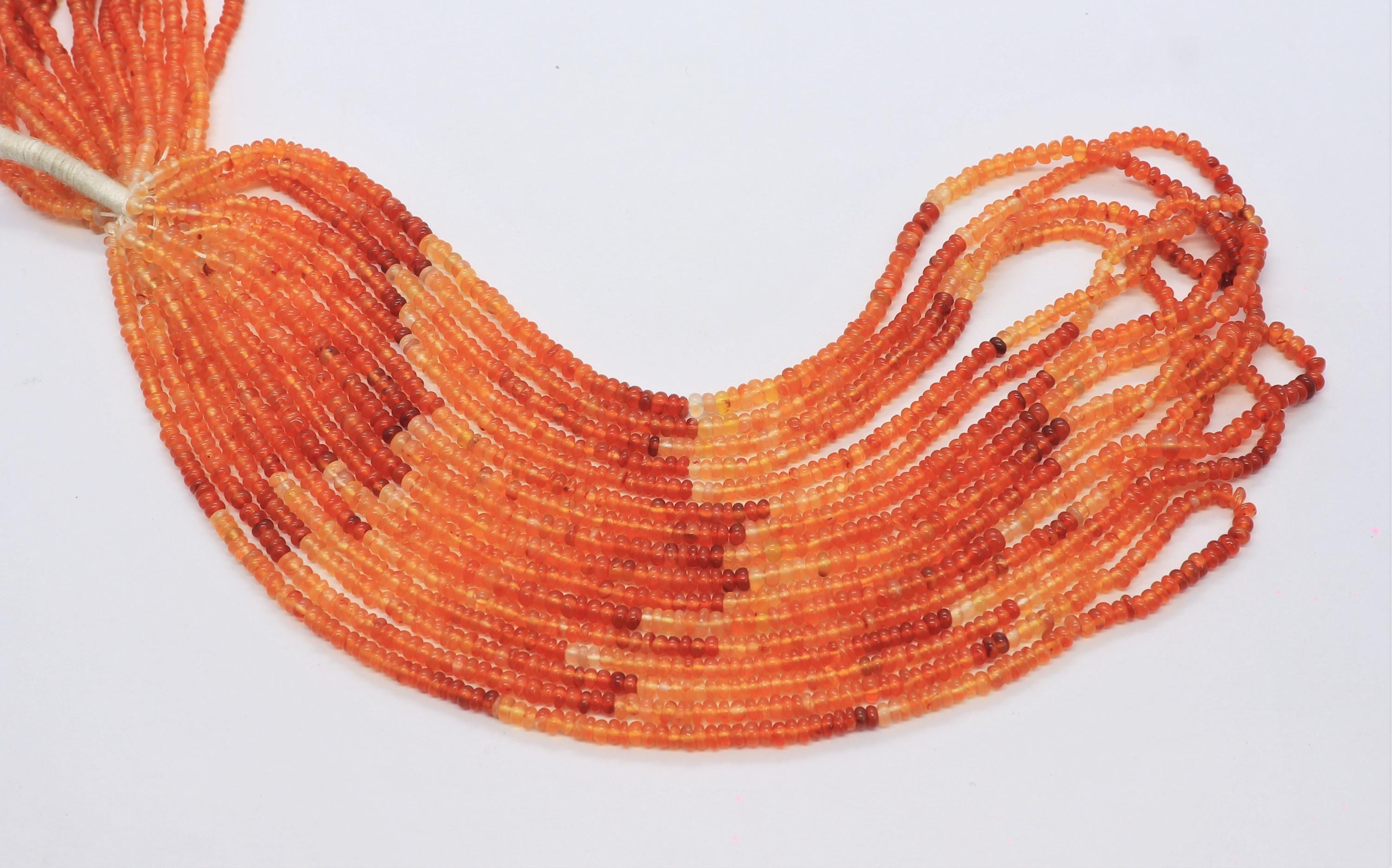 Aaa Natural Shaded Carnelian Smooth Rondelle Beads, 3-3.5 Mm Carnelian Gemstone Beads, 13 Inch Carnelian Rondelle Shaded Beads Strand Aaa Natural Shaded Carnelian Smooth Rondelle Beads, 3-3.5 Mm Carnelian Gemstone Beads, 13 Inch Carnelian Rondelle Shaded Beads Strand