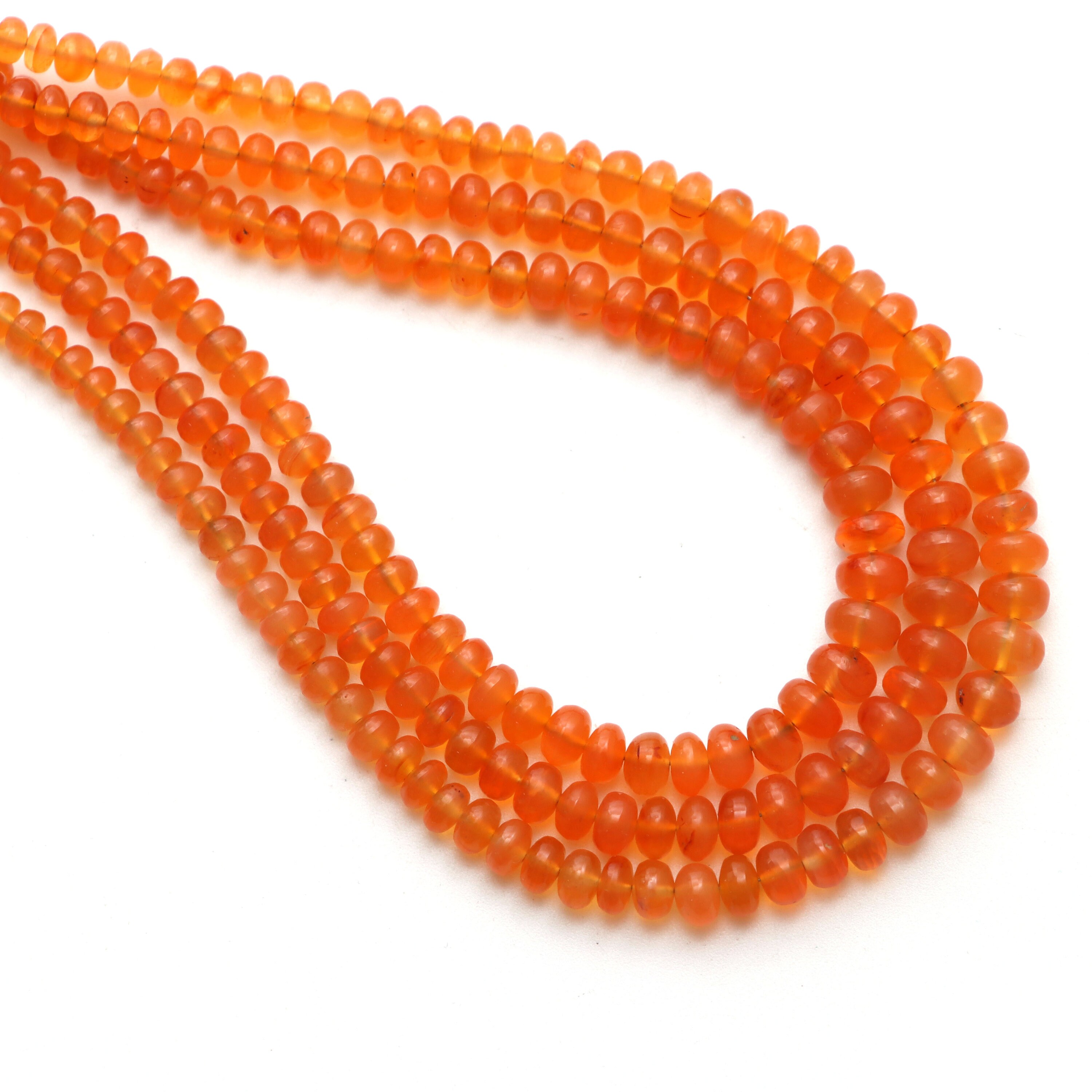 Orange Carnelian Smooth Rondelle Beads, 3 Mm To 6.5 Mm, Carnelian Rondelle Beads, Carnelian Jewelry Making Beads, 8 Inch/ 18 Inch Strand Orange Carnelian Smooth Rondelle Beads, 3 Mm To 6.5 Mm, Carnelian Rondelle Beads, Carnelian Jewelry Making Beads, 8 Inch/ 18 Inch Strand