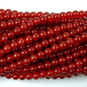 Carnelian Beads, Round, 4mm (4.4mm), 15.5 Inch, Full strand, Approx. 95 beads, Hole 0.8 mm, A quality (182054001) Carnelian Beads, Round, 4mm (4.4mm), 15.5 Inch, Full strand, Approx. 95 beads, Hole 0.8 mm, A quality (182054001)