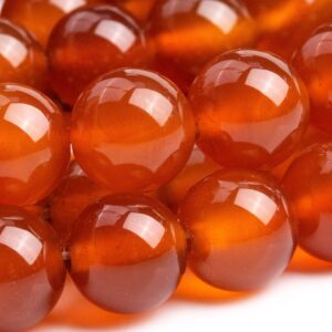Genuine Natural Carnelian Gemstone Beads 9-10mm Orange Red Round Aaa Quality Loose Beads (104276) Genuine Natural Carnelian Gemstone Beads 9-10mm Orange Red Round Aaa Quality Loose Beads (104276)