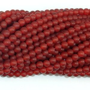 Matte Carnelian Beads, 4mm Round Beads, 15 Inch, Full strand, Approx. 95 beads, Hole 0.8 mm, AA quality (182054023) Matte Carnelian Beads, 4mm Round Beads, 15 Inch, Full strand, Approx. 95 beads, Hole 0.8 mm, AA quality (182054023)