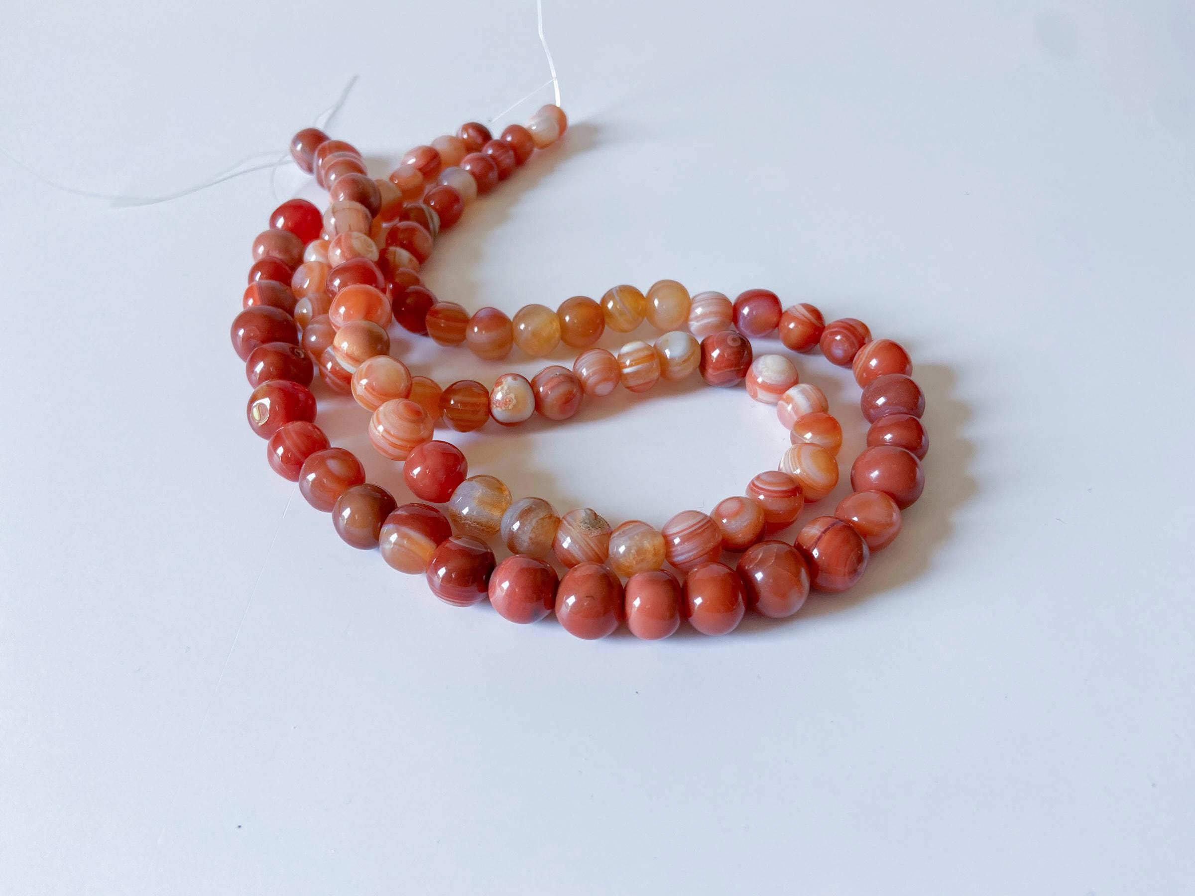 Natural Banded Carnelian Irregular Graduated Round Beads 8- 10mm. Natural Striped Gemstone Beads. Jewelry Making. On Sale!!! Natural Banded Carnelian Irregular Graduated Round Beads 8- 10mm. Natural Striped Gemstone Beads. Jewelry Making. On Sale!!!
