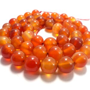 Natural Carnelian Round Beads, Aastone, 3 2 4 6 8 10 12mm Highly Polished Finish Gemstone, Full 15.5" Strand Natural Carnelian Round Beads, Aastone, 3 2 4 6 8 10 12mm Highly Polished Finish Gemstone, Full 15.5" Strand