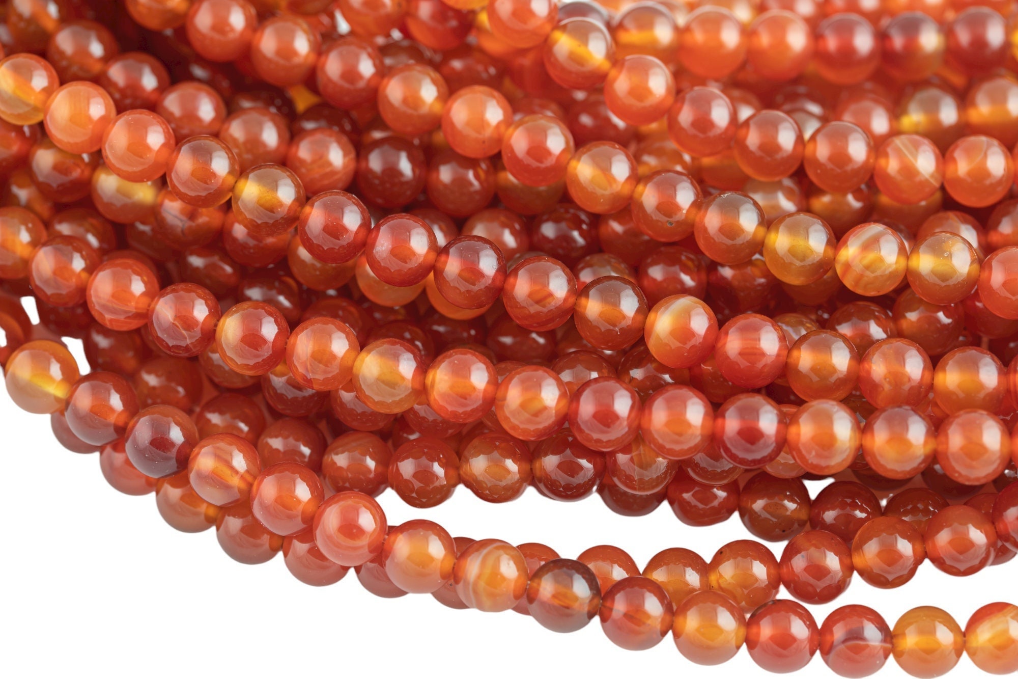 Natural Light Carnelian Beads High Quality Smooth Round 6mm, 8mm, 10mm, 12mm, 14mm- Full Strand 15.5 Inches Long Aaa Quality Smooth Natural Light Carnelian Beads High Quality Smooth Round 6mm, 8mm, 10mm, 12mm, 14mm- Full Strand 15.5 Inches Long Aaa Quality Smooth
