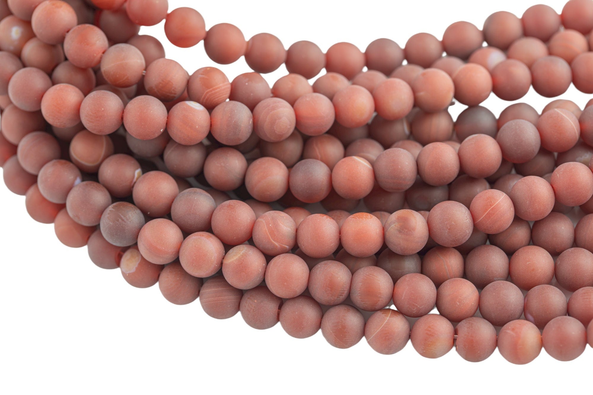 Natural Matte Red Carnelian High Quality In Matt Round, 4mm, 6mm, 8mm, 10mm, 12mm, 14mm Aaa Quality Aaa Quality Gemstone Beads