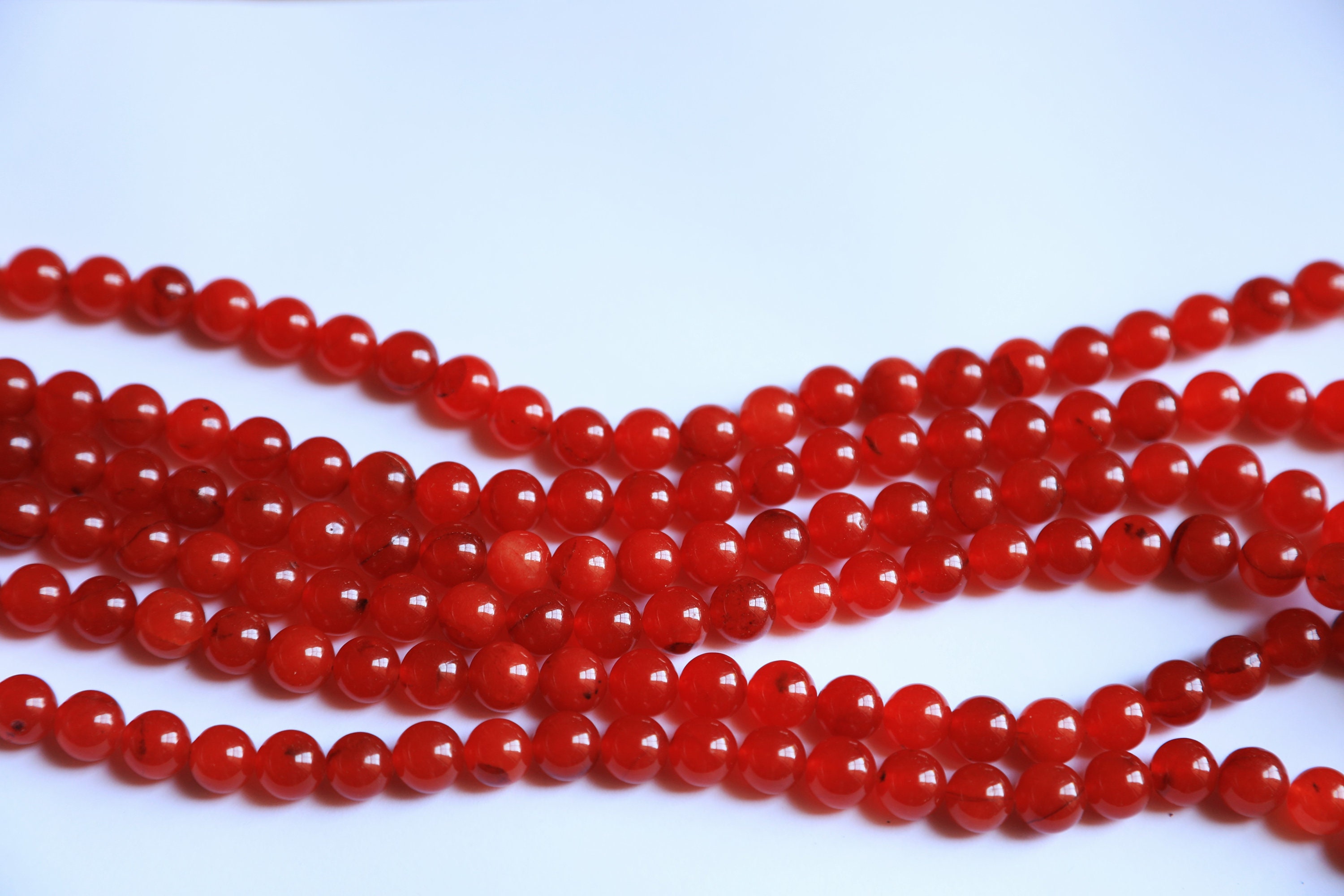 Red Carnelian Round Beads 10mm. Carnelian Gemstone Beads 13.5''. Diy Loose Beads