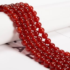 Carnelian Smooth Round Beads 4mm 6mm 8mm 10mm 12mm 15.5" Strand Carnelian Smooth Round Beads 4mm 6mm 8mm 10mm 12mm 15.5" Strand