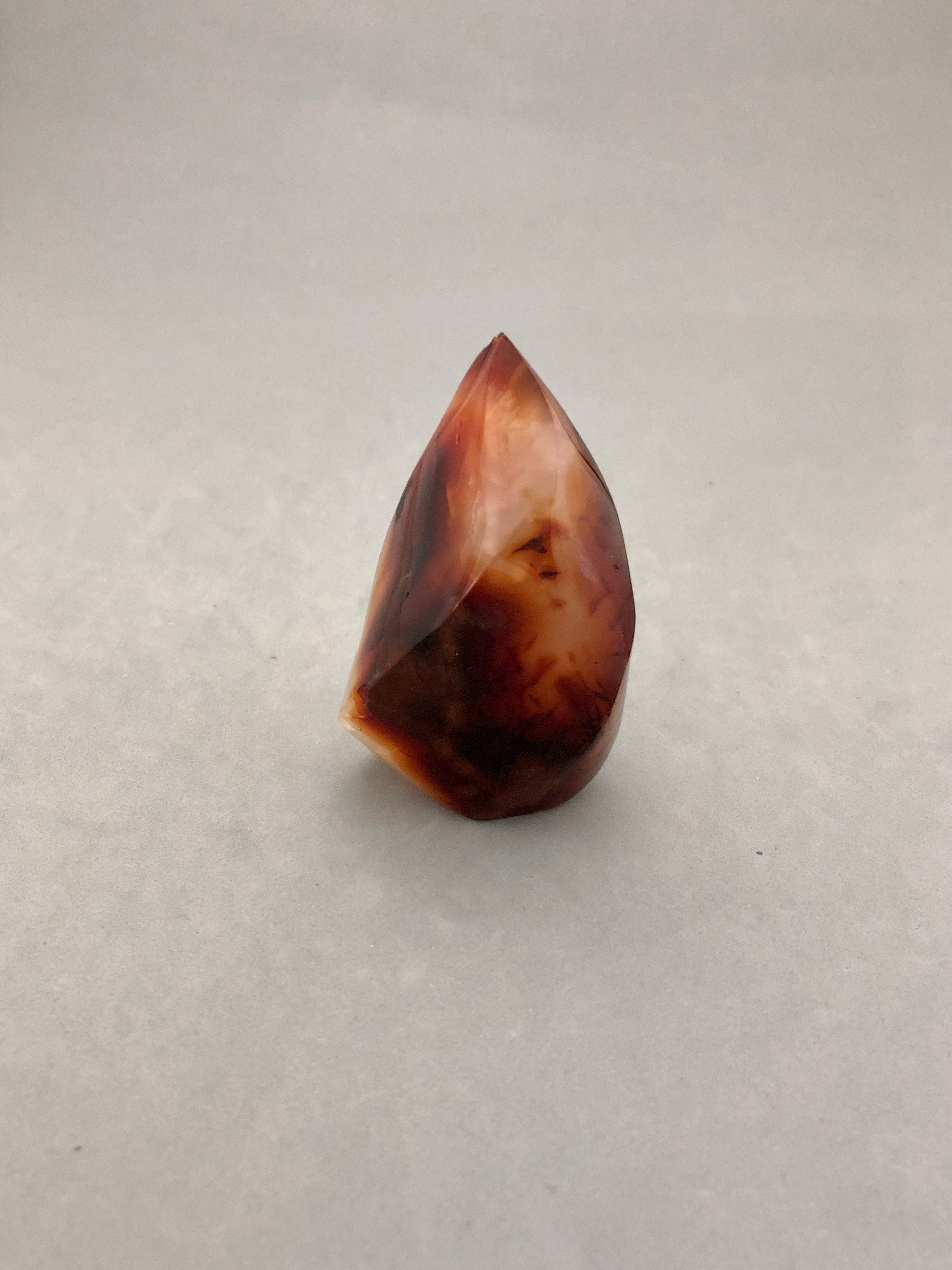 Carnelian Flame Carving For Fire Magic, Transformation, Creativity, Motivation, Sacral Chakra Crystal Witch Fire Magick Alchemy Stone