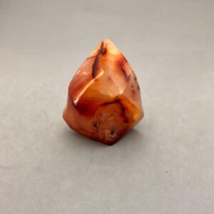 Carnelian Flame Crystal Carving For Fire Magic, Transformation, Creativity, Motivation, Sacral Chakra, Crystal Witch Altar Grid, Alchemy